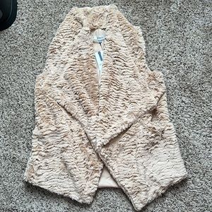Faux fur vest